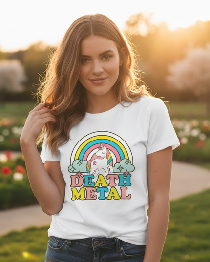 long sleeve unicorn shirt - in-use