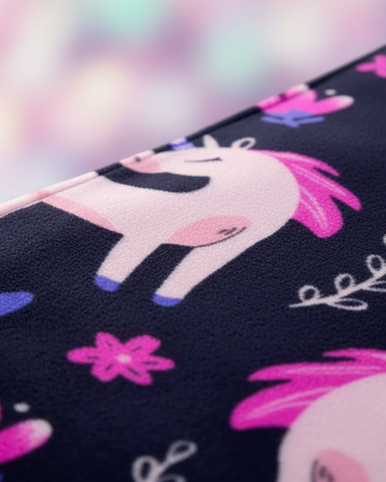 magical unicorn blanket - detail