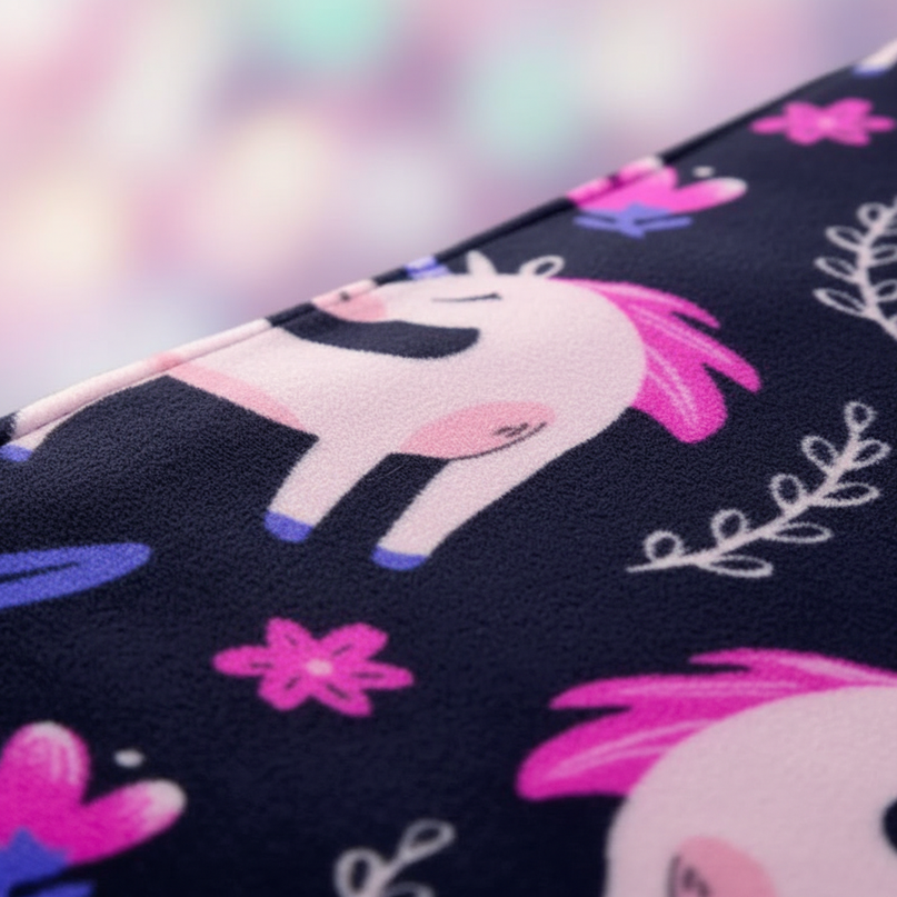 magical unicorn blanket - detail