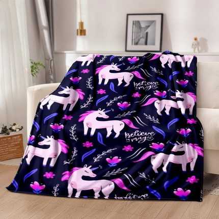 magical unicorn blanket - lifestyle