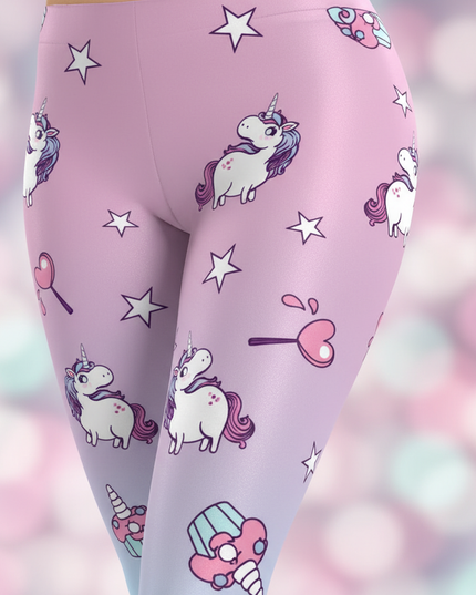 magical unicorn leggings - detail