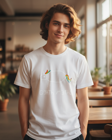 magical unicorn shirt - in-use
