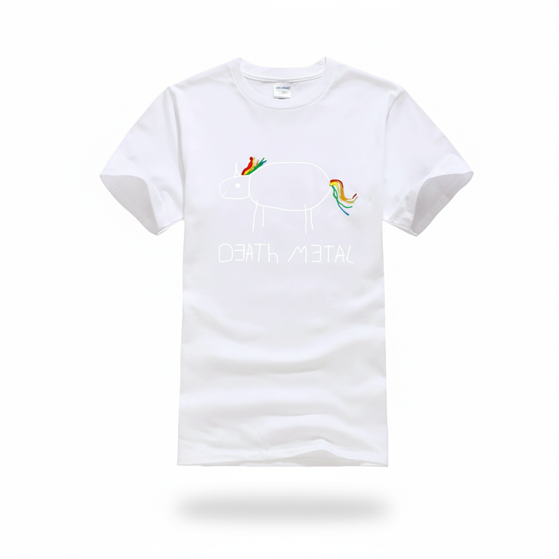 magical unicorn shirt - white-bg