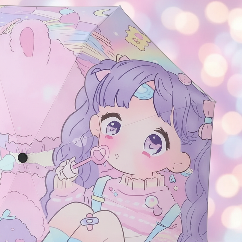 magical unicorn umbrella - detail