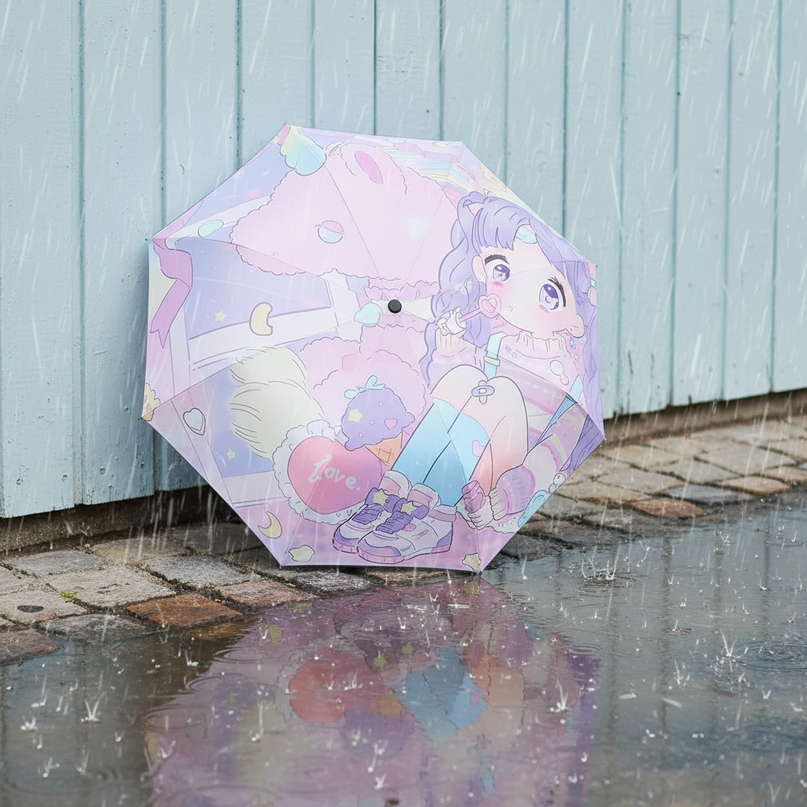 magical unicorn umbrella - lifestyle