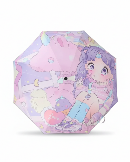 magical unicorn umbrella - white-bg