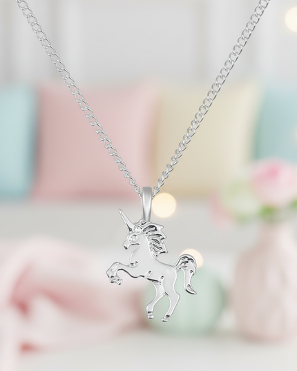 majestic unicorn necklace - lifestyle