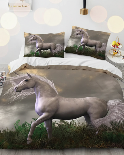 majestic wild unicorn bedding - lifestyle