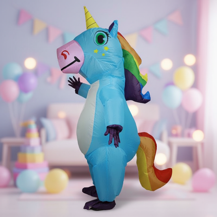 mascot inflatable costume unicorn - lifestyle