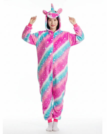 matching unicorn onesies - white-bg