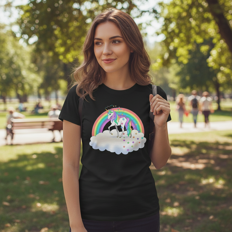 matching unicorn shirts - lifestyle
