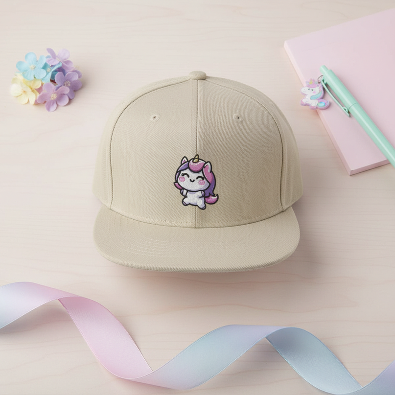 mens unicorn hat - flat-lay