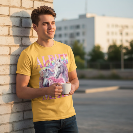 mens unicorn shirt - lifestyle