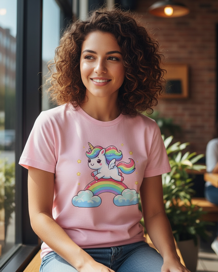 mermaid unicorn tee shirt - lifestyle
