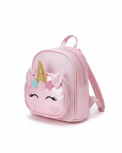 mini unicorn backpack - white-bg