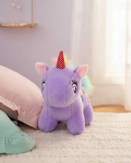 mini unicorn stuffed animal - lifestyle