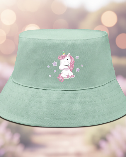 mint unicorn hat - lifestyle