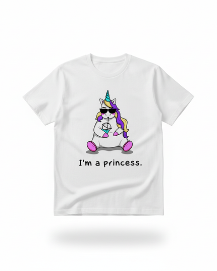mint unicorn shirt - white-bg
