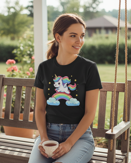 mom unicorn shirt - lifestyle