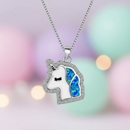 mood unicorn necklace - lifestyle