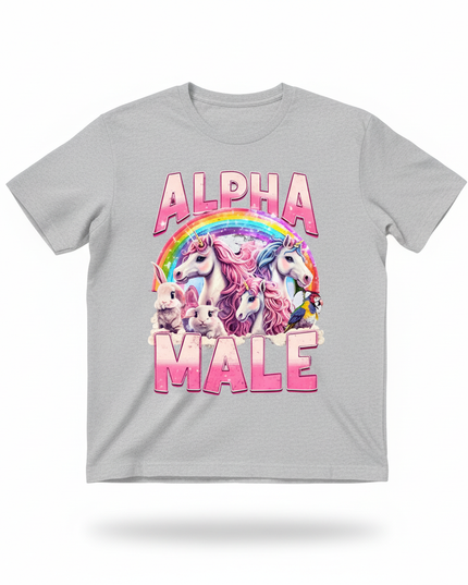 muscle unicorn shirt - white-bg