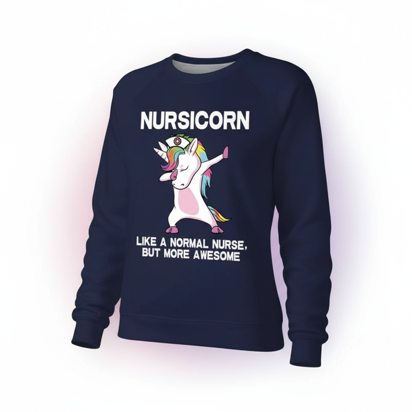 navy blue nursicorn sweater - white-bg