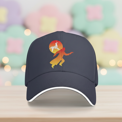 navy unicorn cap - lifestyle