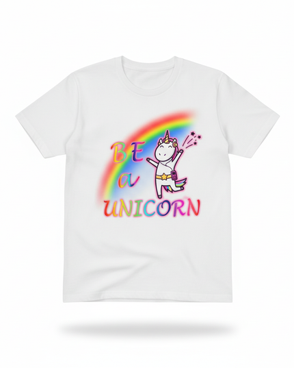 navy unicorn shirt - white-bg