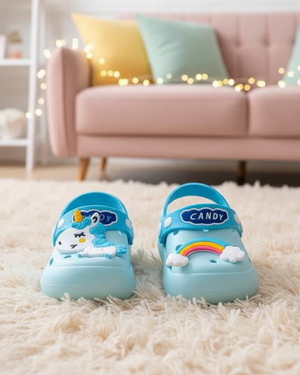 newborn unicorn slippers - lifestyle