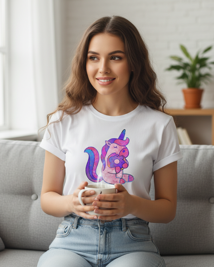 novelty unicorn shirt - lifestyle