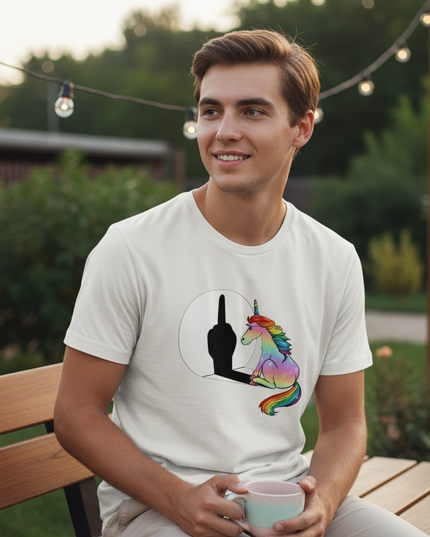 off white unicorn shirt - lifestyle