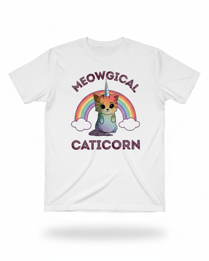 olive unicorn shirt - white-bg