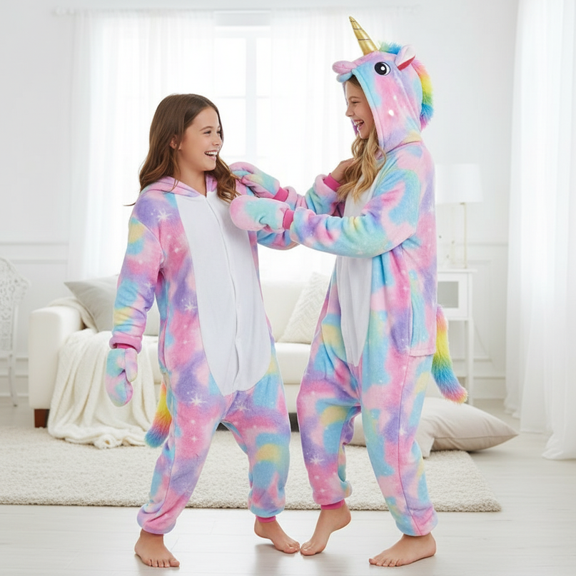 onesies for teens unicorn - in-use