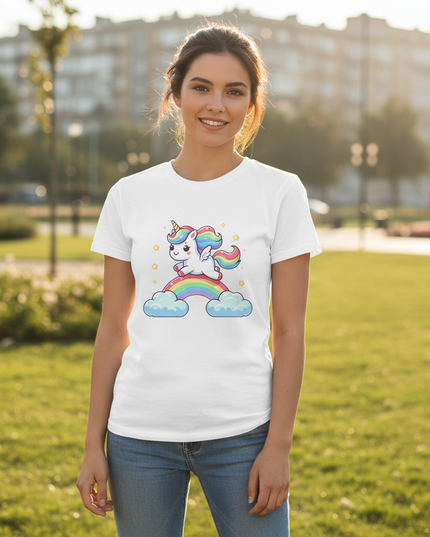 origami unicorn shirt - lifestyle