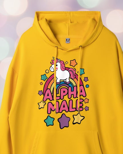 oversized unicorn hoodie - detail