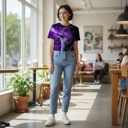 painted unicorn shirt - lifestyle