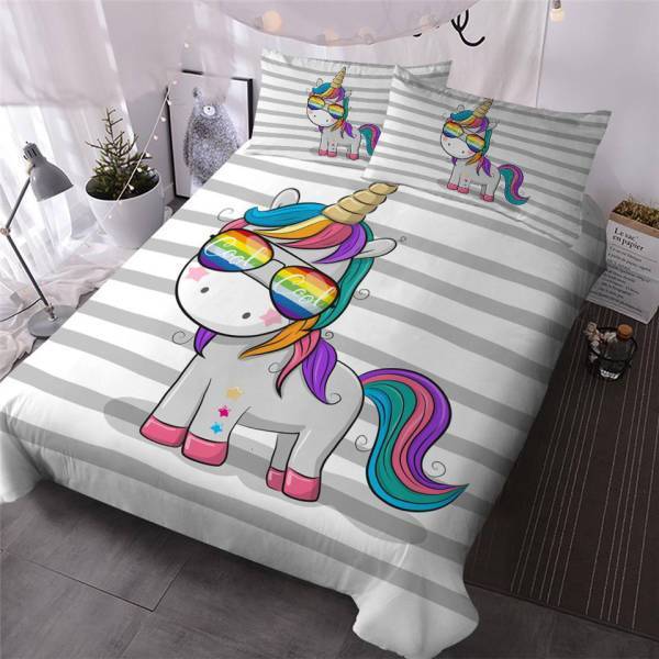 Whimsical Winks Unicorn Bed Set