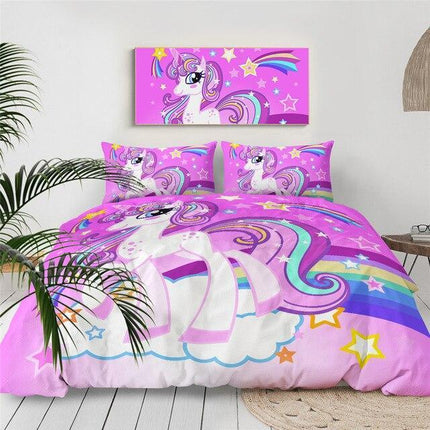 Barbie Unicorn Bed Set