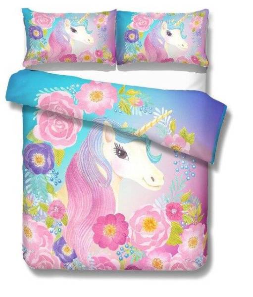 Girls’ Room Unicorn Bed Set