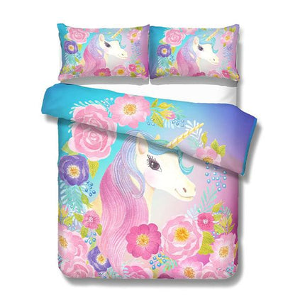 Cloud Comfort Unicorn Bed Set