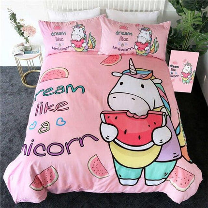 Glamour Sparkle Unicorn Bed Set