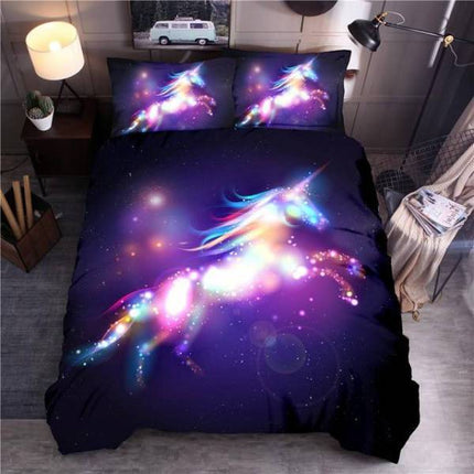 Winter Angel Unicorn Bed Set