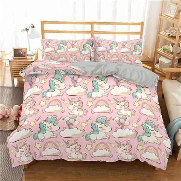 Cloud Unicorn Bed Set