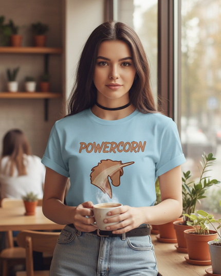 pastel blue unicorn shirt - lifestyle