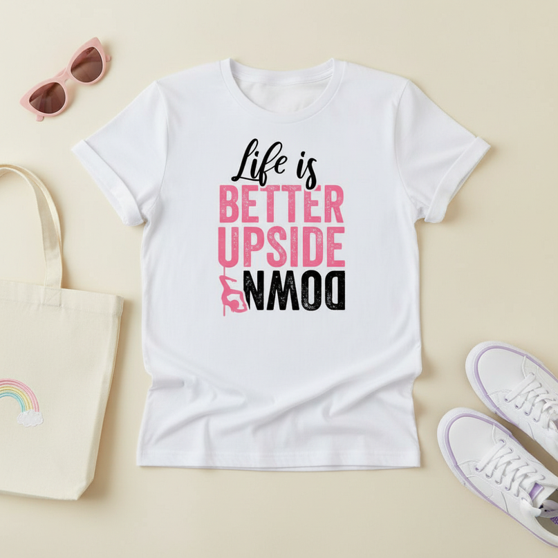 pastel goth unicorn shirt - flat-lay