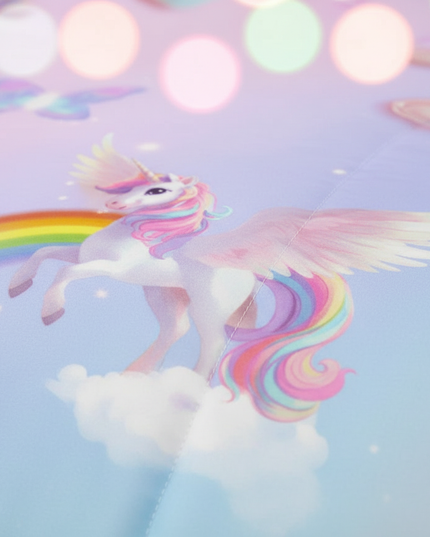 pastel pegasus heart bedding - detail