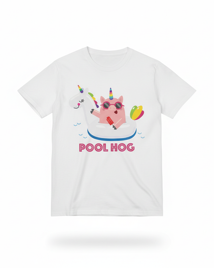 pastel pink unicorn shirt - white-bg