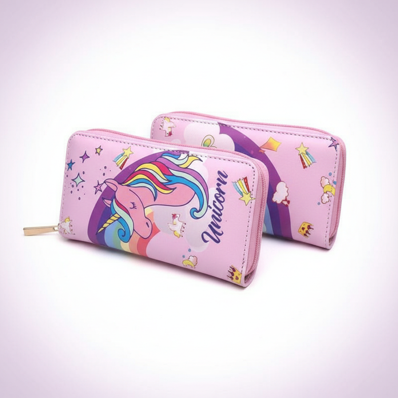 pastel unicorn wallet - white-bg