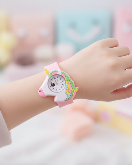 pastel unicorn watch - in-use