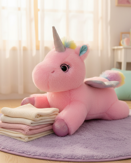 pink alicorn plush - lifestyle